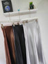 Satin A-line Long Skirt
